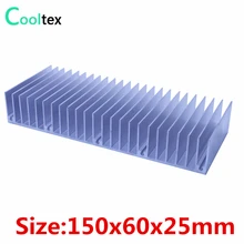 Special offer 150x60x25mm radiator Aluminum heatsink Extruded heat sink for LED Electronic heat dissipation cooling
