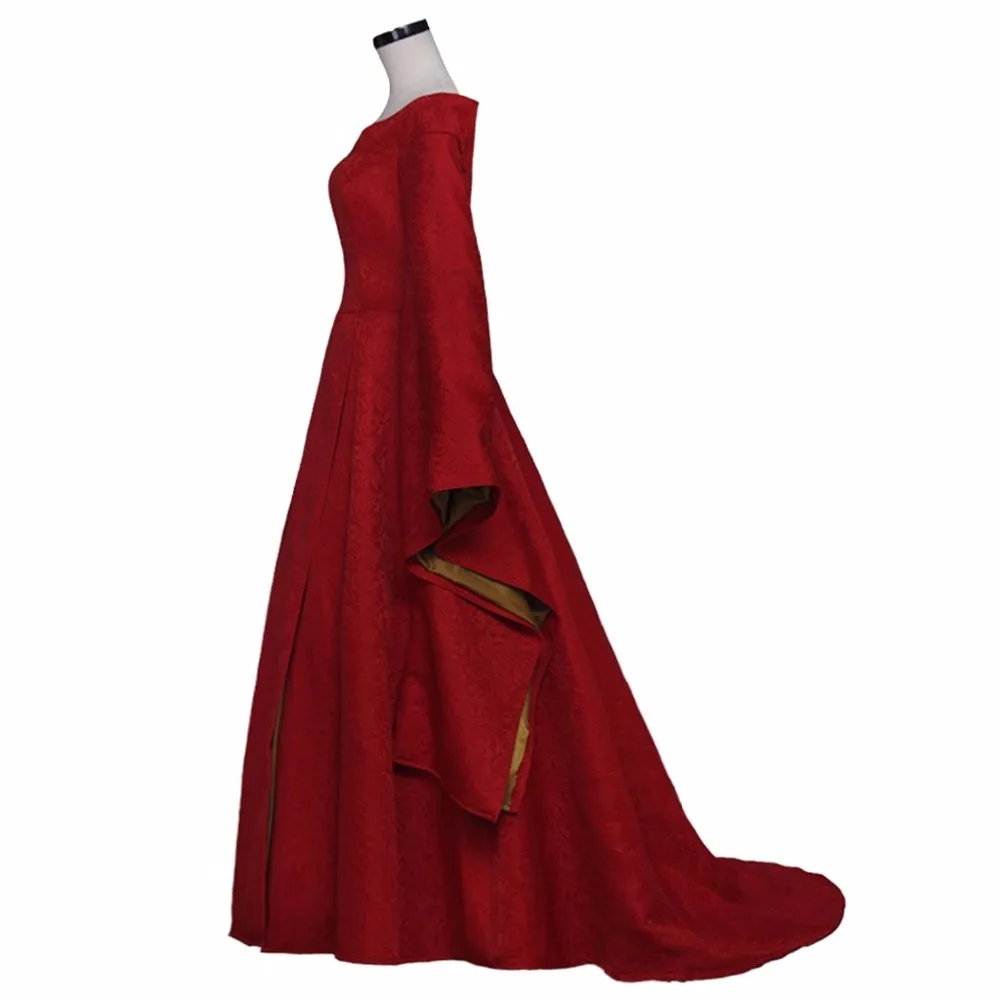 Игра престолов Cersei Lannister карнавальный костюм красное платье|game of thrones cersei|costume game