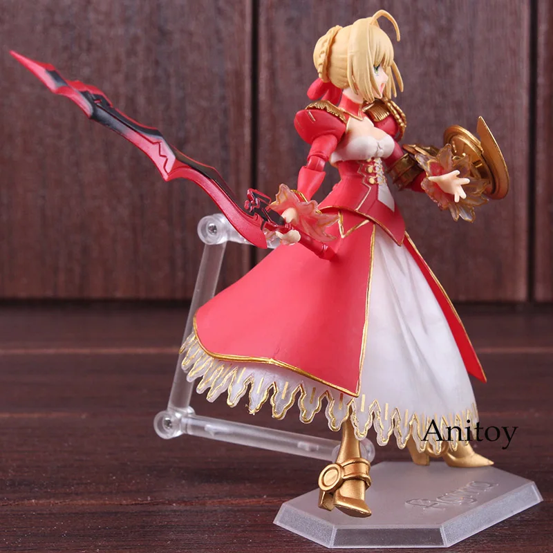 Fate/EXTELLA Nero Claudius Red Saber Doll Figma 370 PVC Action Figure Fate Extella Collectible Model Toy