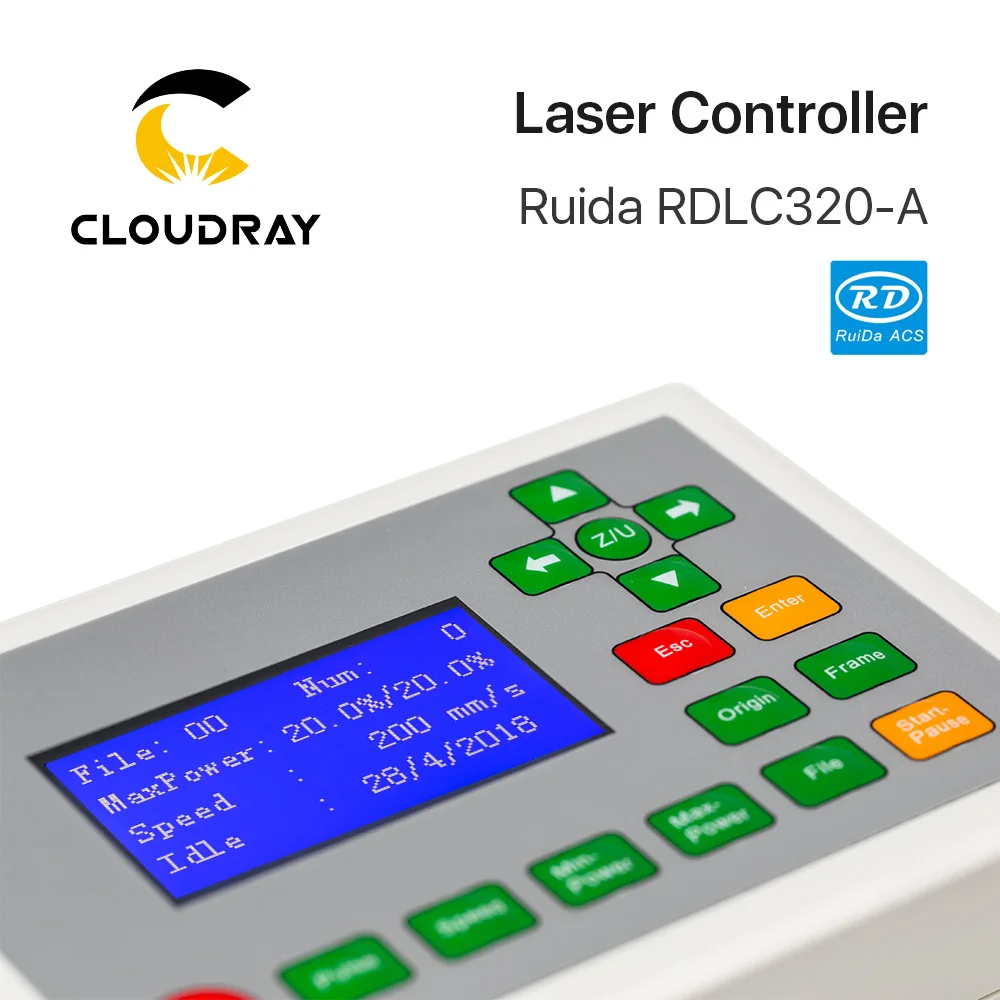 Cloudray Ruida RD RDLC320-A Co2 лазерный DSP контроллер для лазерной гравировальная и режущая машина RD320 320