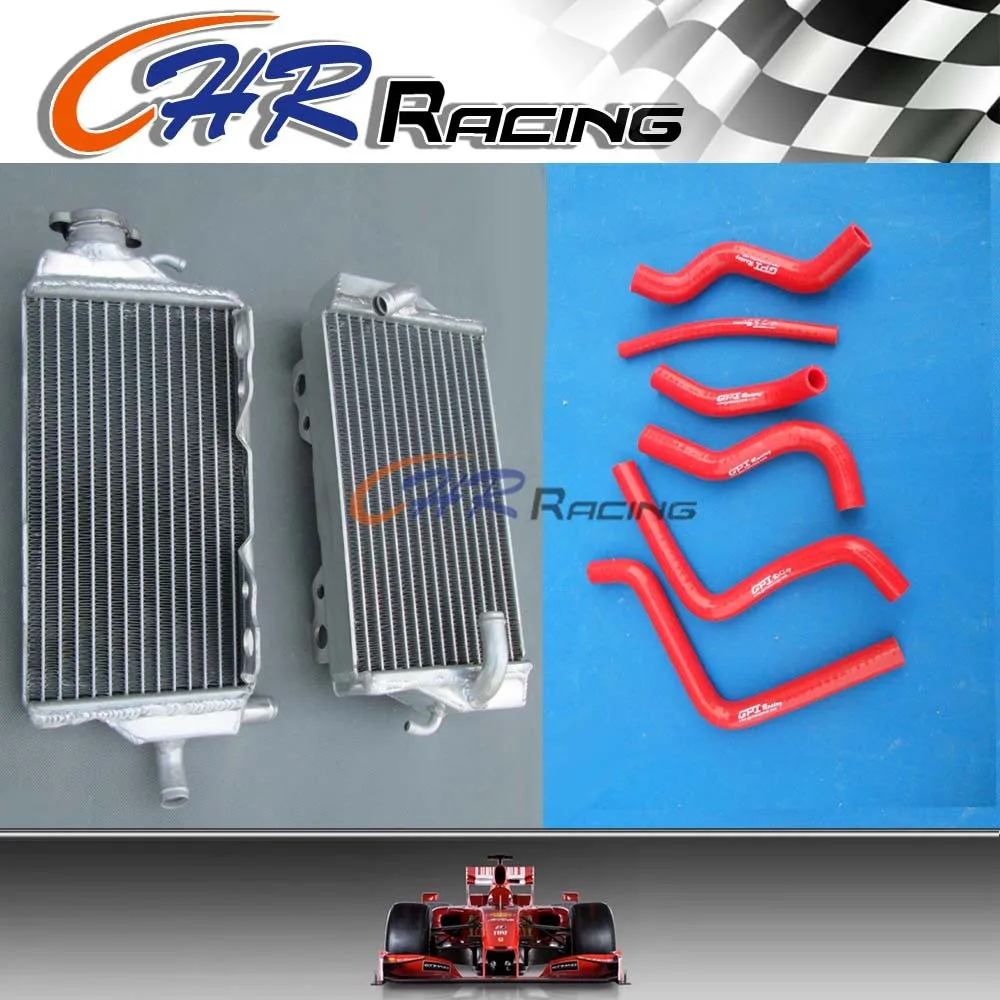 

Aluminum Radiator & silicone hose kit for Honda CR125R CR 125R CR125 2 stroke 2000-2001 00 01