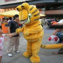 Топ Гарфилд Горячие-изготовленные на заказ продукты плюшевый костюм персонажа мультфильма талисман Гарфилд оломе