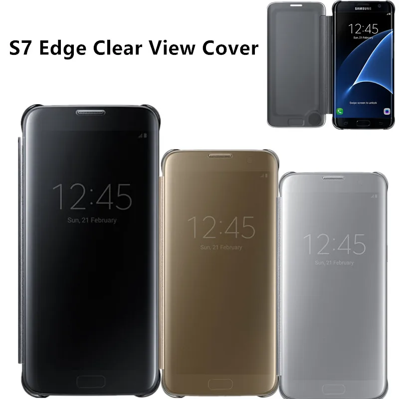 imágenes para EF-ZG935 Original Espejo Visión Clara Cubierta de la Caja Del Teléfono Inteligente Para Samsung Galaxy Borde S7/S7 Con Despertar Del Tirón Delgado imágenes para EF-ZG935 Original Espejo Visión Clara Cubierta de la Caja Del Teléfono Inteligente Para Samsung Galaxy Borde S7/S7 Con Despertar Del Tirón Delgado