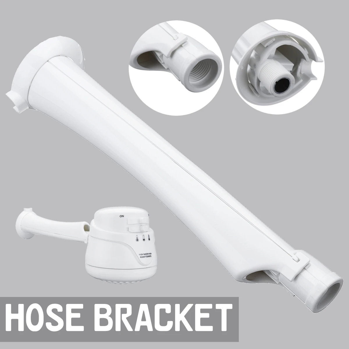 

Electric Shower Head Instant Water Heater 5.7ft Hose Bracket