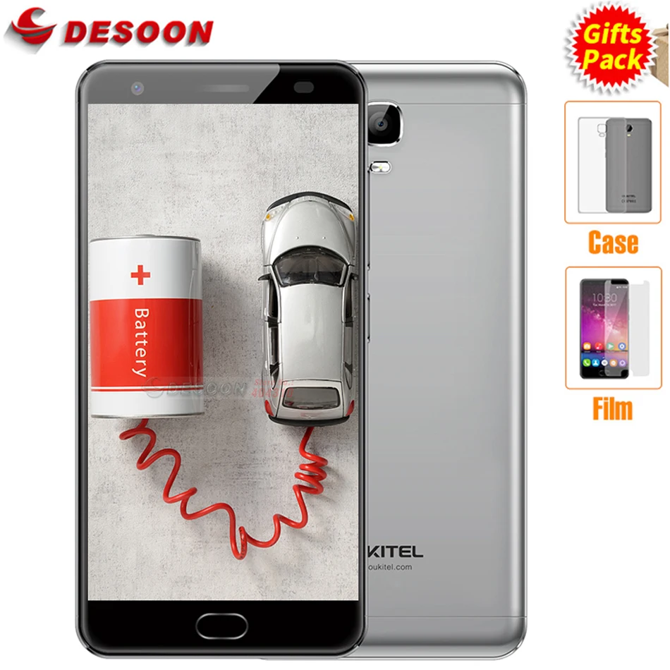 

Case+Film) Oukitel K6000 PLUS Mobile Phone 6080mAh 4GB+64GB 12V/2A QC Octa Core Cellphone MTK6750T Smartphone 16MP Fingerprint