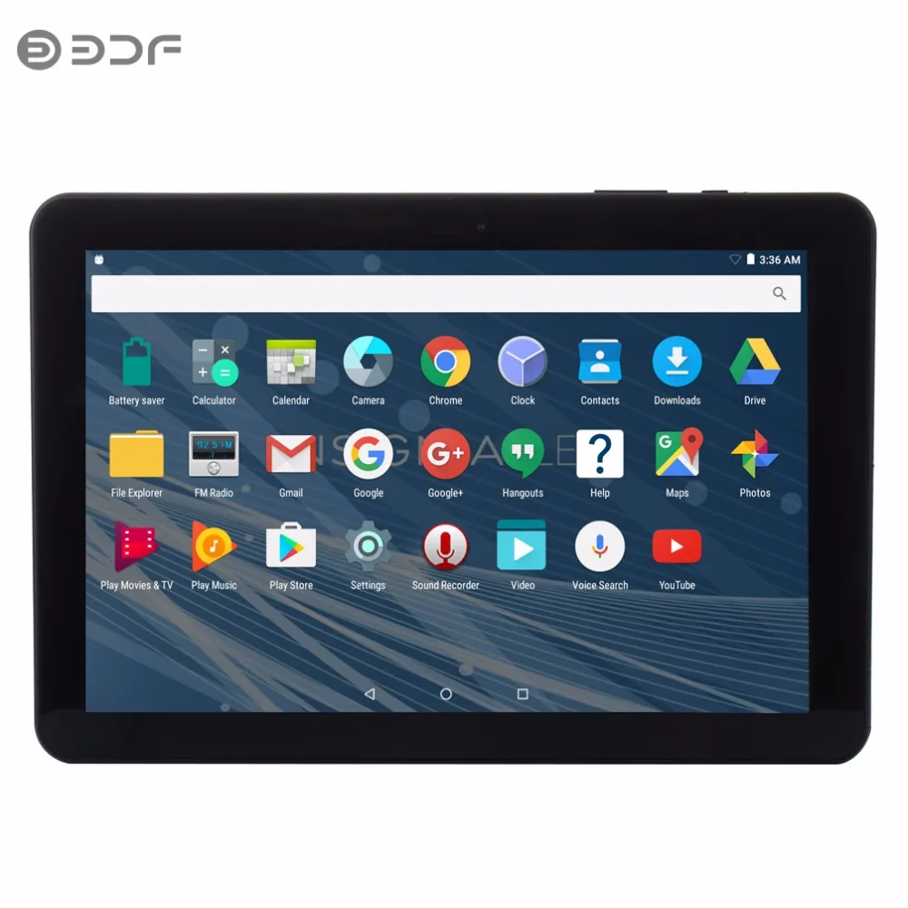 

BDF 10 Inch Android 6.0 Quad Core WIFI Tablet 1+32GB Dual Camera 1280*800 LCD 3G Network Phablet