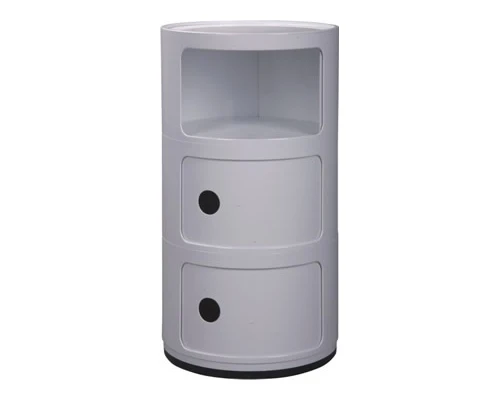 Ferreiri Componibili блок хранения 3 круглое современное многофункциональное хранилище шкаф гостиной прикроватный шкаф ABS