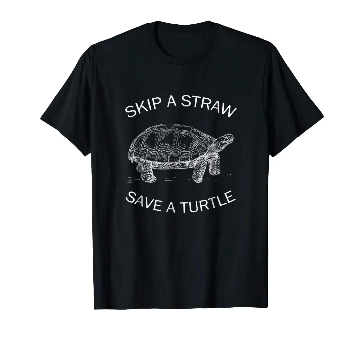 

Skip a Straw Save a Turtle Shirt Summer Style T Shirt New Tops 2018 Print Letters Men T-Shirt Comical Shirt Men'S