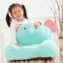 Drop shipping Cute elephant/pig plush toys learning sitting baby seat child at home soft kids totoro plush Cushion baby pillow