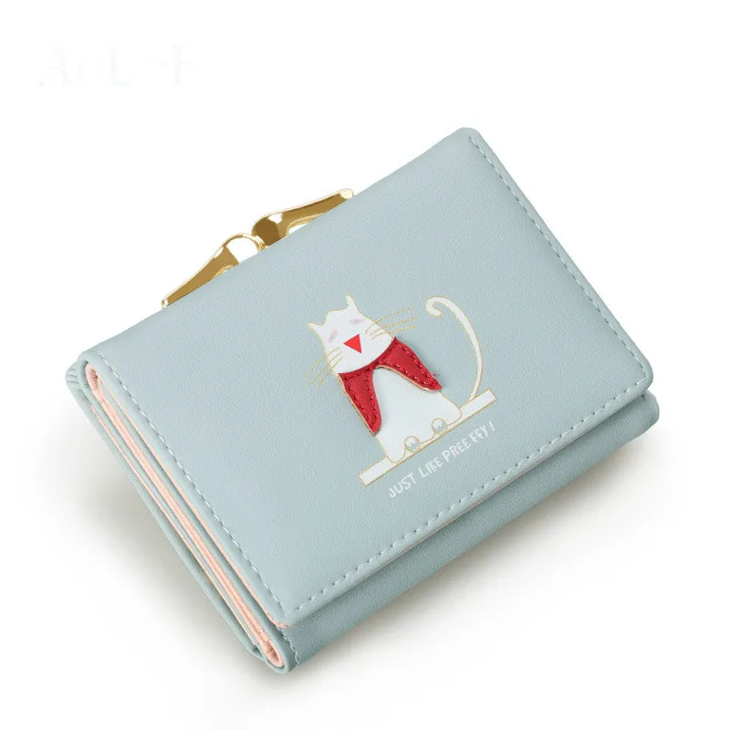 PACGOTH 2017 New Kawaii Ladies PU Leather Wallet Short Japanese and