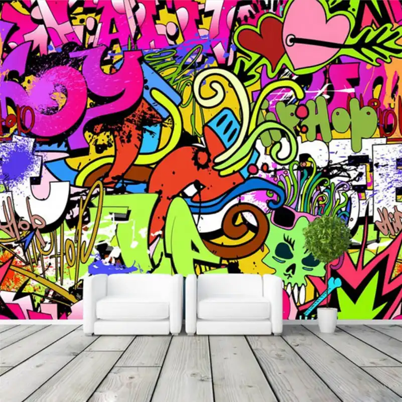 Graffiti Boys Urban Art Photo Wallpaper Custom Wall Mural Street Culture Wallpaper Wall Art Mural Bedroom Hallway Kid Room Decor Wallpaper Custom Photo Wallpapercustom Wall Mural Aliexpress