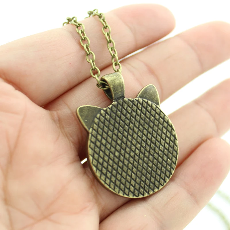 CN-00758 2017 New Nordic Wiccan Wolf Necklace Wiccan Wolf Pendant Jewelry Glass Photo Cabochon Necklace HZ2