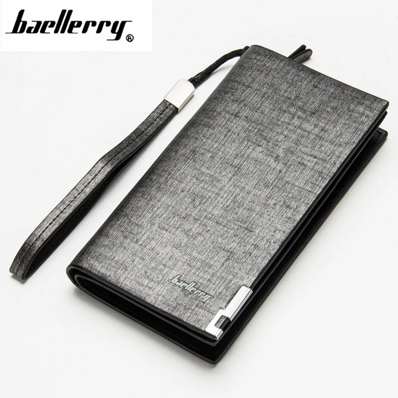 Men Wallets Classic Long Style Card Holder Male Purse Quality Zipper Large Capacity Big Brand Luxury Wallet For Men 201