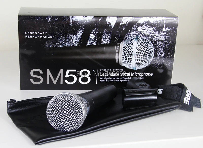 

2pcs/lot High quality SM ,S58 Clear Sound Handheld Wired Karaoke Microphone for hot selling