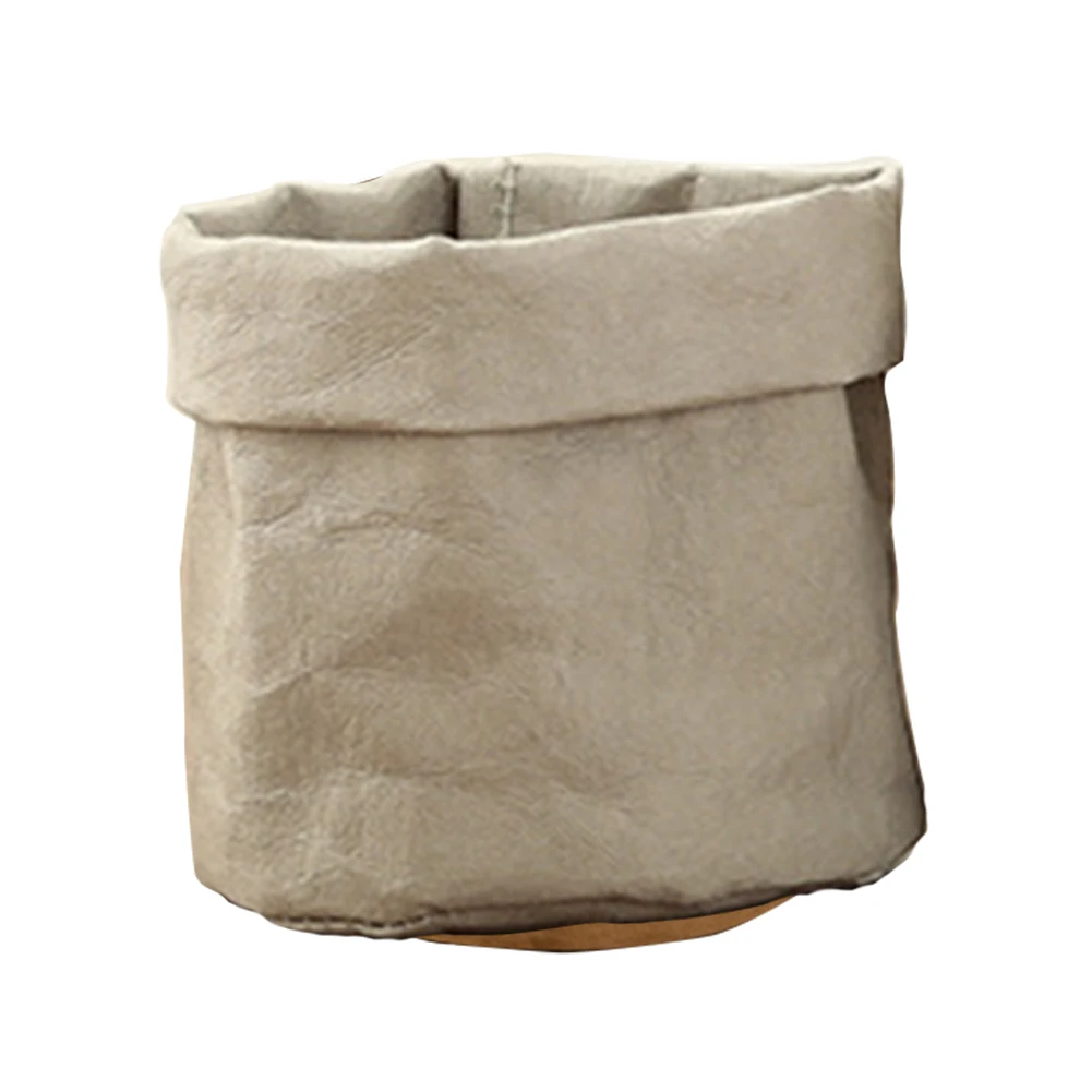 

Waterproof Grocery Convenient Decorative Durable Useful Space Saving Sundries Holder Home Desktop Organizer Storage Basket Retro