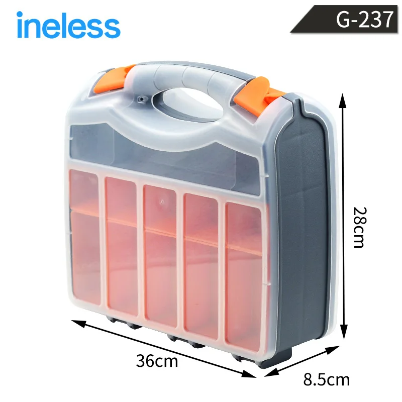 G 237 Double Sided Tools Box Collection Container Flexible Strong