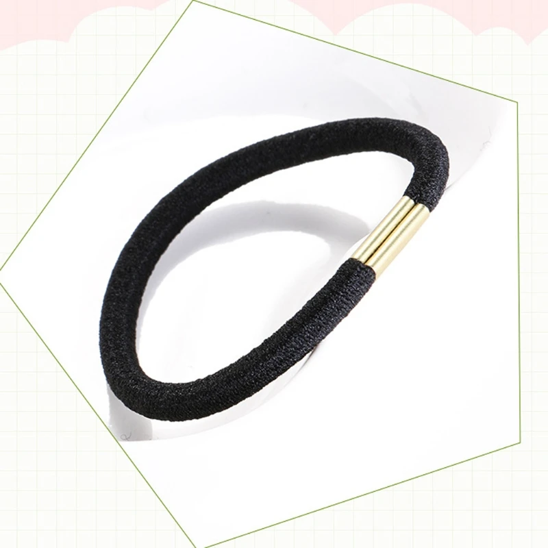 Harga 100 Buah Set Hitam Elastis Ikat Rambut untuk Anak Perempuan Fashion Wanita Ikat Karet untuk Aksesoris Rambut Elastis Rambut Band