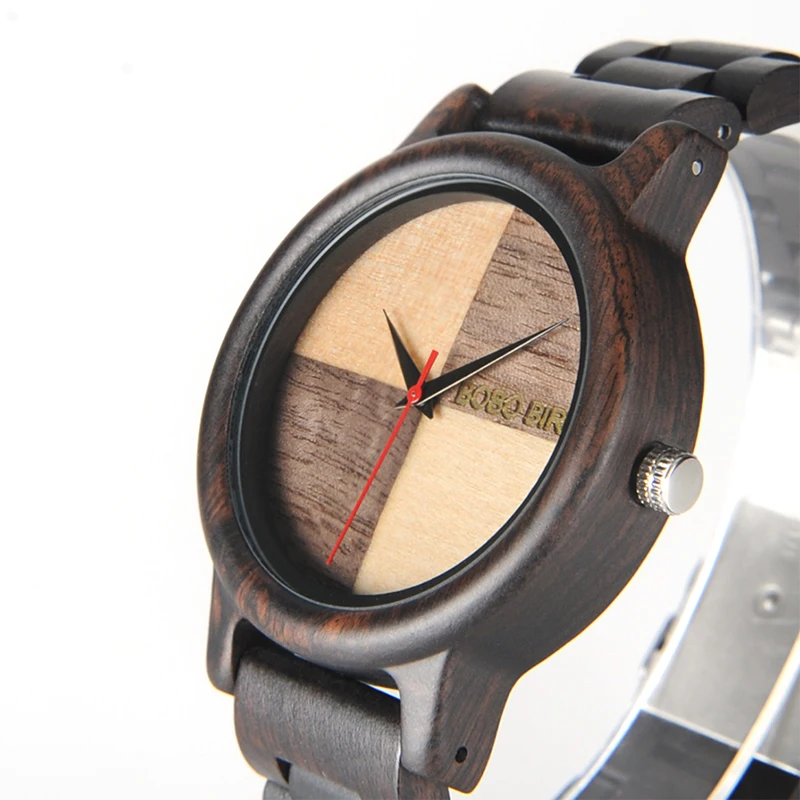 BOBO BIRD 2017 New Arrival V-N07 Mens Watches Top Brand Luxury High Quality All Wood Quartz Wristwatch in Gift Box Relogio