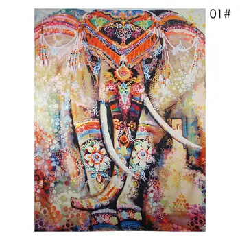 

Wall Carpet Elephant Tapestry Colored Printed Decorative Mandala Tapestry Indian Boho Crafts