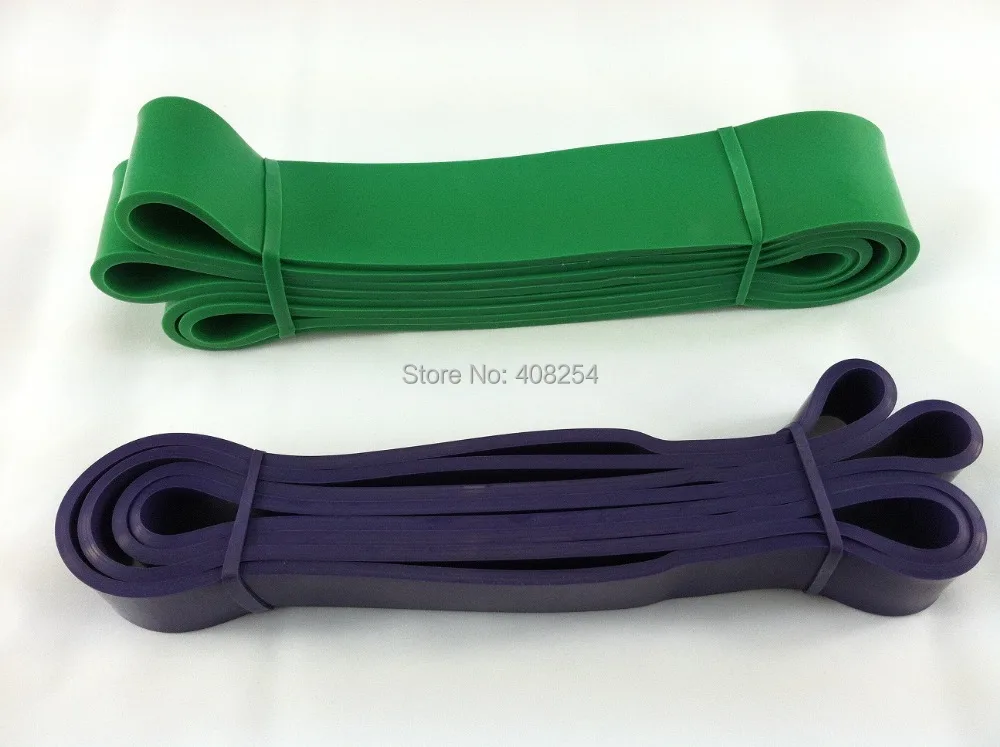 

2PCS Strength Training Resistance Band Fitness Crossfit Power Lifting Pull Up Stretching 40-125lbs
