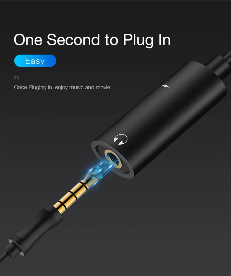 OTG Type C to 3.5mm cable for Huawei P20 30 prp Samsung S10 9 Xiaomo 9  (11)