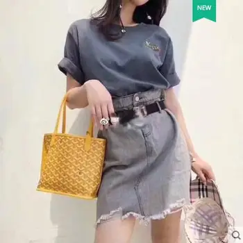 

Dog tooth bag female 2019 new large shopping bag shoulder bag free shipping