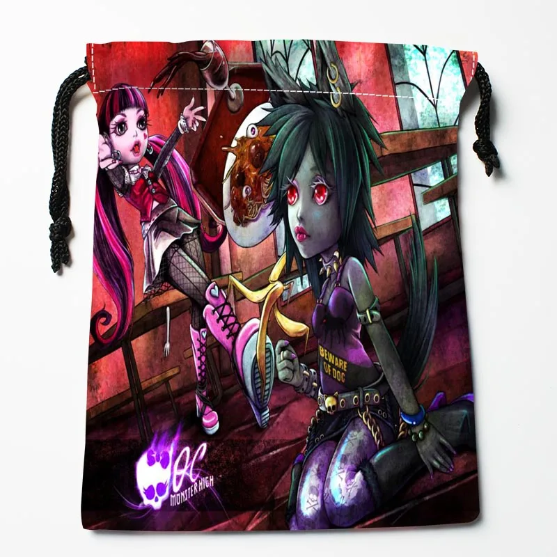 Лучшие сумки на шнурке Monster High для хранения заказ с принтом компрессионные размер