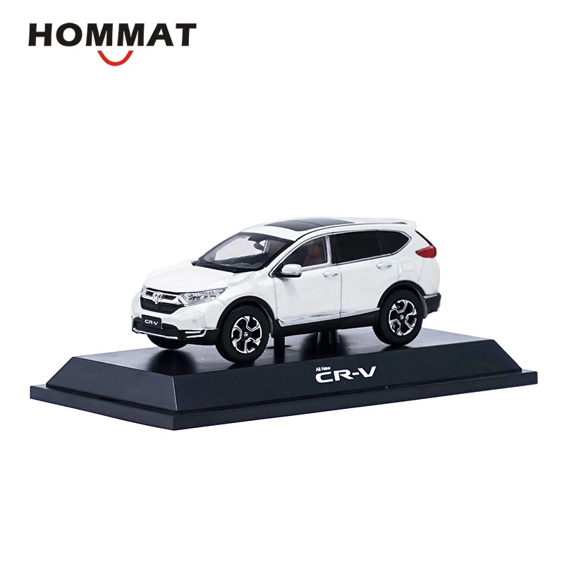 HOMMAT Simulation 1/43 Honda CR-V внедорожник CRV модель автомобиля сплав 1:43 литая игрушка модели автомобилей автомобили игрушки для детей - Цвет: White