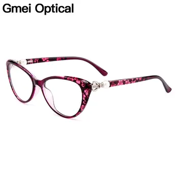 

Gmei Optical Ultralight TR90 Cat Eye Women Optical Glasses Frame Eyeglasses Frames For Women Myopia Hyperopia Spectacles M1711