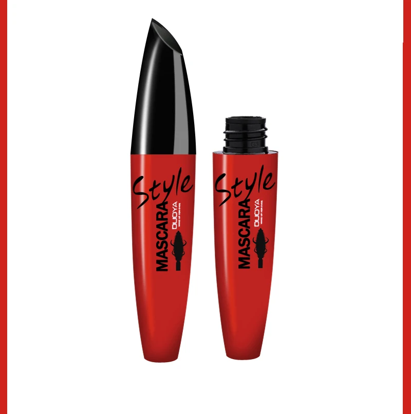 DUOYA Curling Mascara 3d Fiber Thick Black Ink For Lashes Waterproof Korea Lash Mascara Cosmetic Natural Eyes Makeup (6)