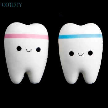 

Cute Tooth Jumbo Squishy Slow Rising Squeeze Stress Hand Soft Toy Phone Pendant #330