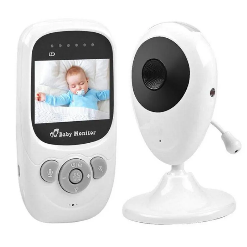 

PLYMOTON 2.4inch LCD Wireless Baby Video Night Vision Monitor Two-way Audio Temperature Monitoring Infant Security IP Camera