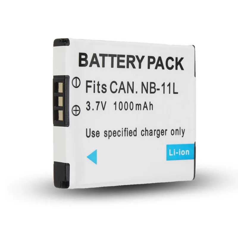 

1000mAh NB-11L Li-ion Battery for CANON A2300 IS/A2400 IS/A2500/A2600/A3400 IS/A3500 IS/ELPH 110 HS IXUS 125 155 150 145 140 132