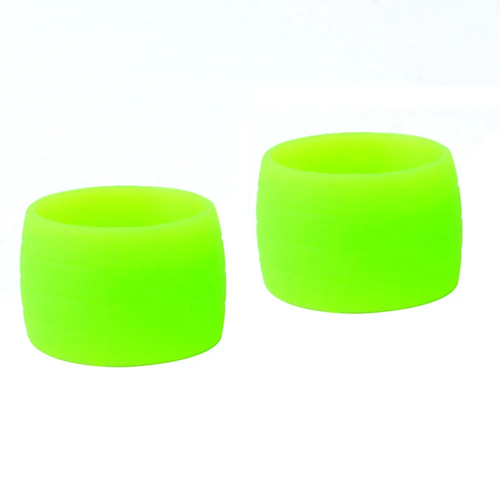 

2PCS Fixing Ring Soft Round Loop Sleeve Tape Silicone Cycling Road Bikes Wrap Belt Accessory Anti-slip Bicycle Elastic