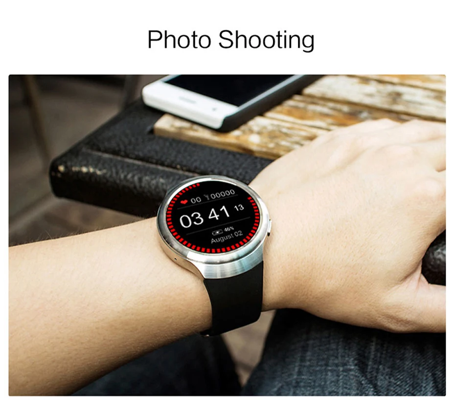 Finow X3 Plus Smart Wacht K9 Wearable Devices Smart Watch Men Android 5.1 MTK6580 1GB+8GB Quad Core Smartwatch iOS Android