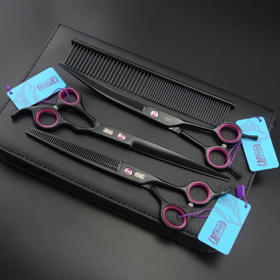 8 inch Professional Pet Grooming Scissors set,Straight & Thinning