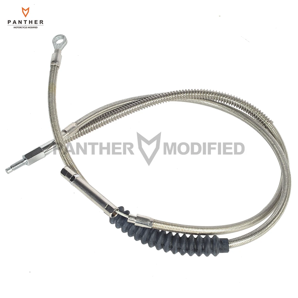 

1 Pcs 71" 180CM Stainless Weave Motorcycle Clutch Cable Moto Clutch Line Pipe case for Harley Sportster XL 883 1200 2011-2015