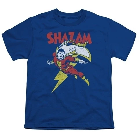 Trevco Dc-Lets Fly - Short Sleeve Youth 18-1 Tee - Royal Blue Extra Large (1)