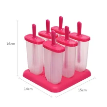 Леденец плесень поднос кухня 6 ячеек замороженный кубик льда Форма для мороженого DIY Инструменты для мороженого емкость для мороженого