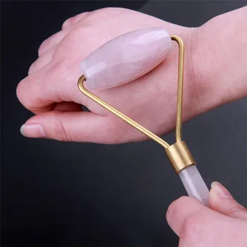 

Natural and beautiful pink crystal massage