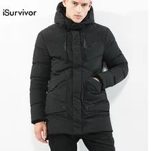 Для мужчин зимние хлопковые пиджаки парки пальто мужской Повседневное мода Slim Fit Большой Размеры зимние толстые куртки пальто Hombre