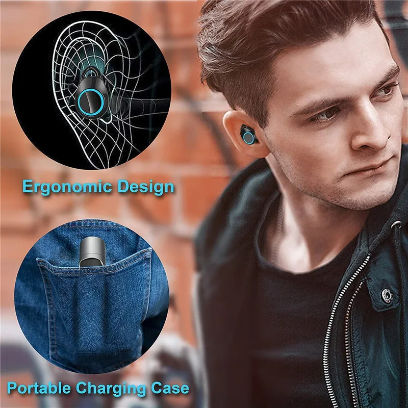 Nasin сенсорный наушники вкладыши TWS с X8 Bluetooth 5 0 Беспроводные микрофоном