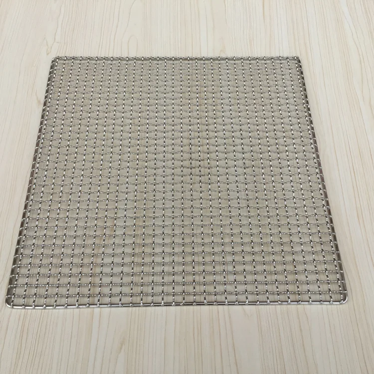Новый 40x40 см из нержавеющей стали квадратная сетка для барбекю сетки подставка