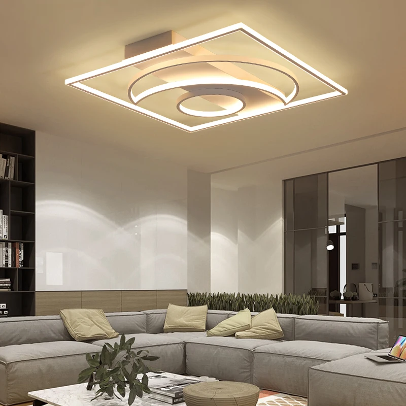 

Modern led ceiling light decoration new square simple living room overhead fixtures bedroom lights for home ceiling lamp