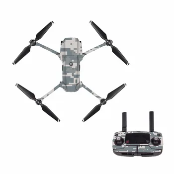 

[M0061] Camouflage for DJI Mavic Pro Decal Skin Sticker Drone Body + Remote Controller + 3 Battery Protection Film Cover