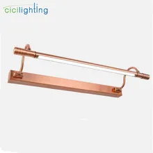 100 V-240 V 10W 65 см красная бронза светодиодный Европейская ванная комната зеркала светильник современный туалетный столик светильник s светодиодный настенный светильник Промышленный Кухня светильник s