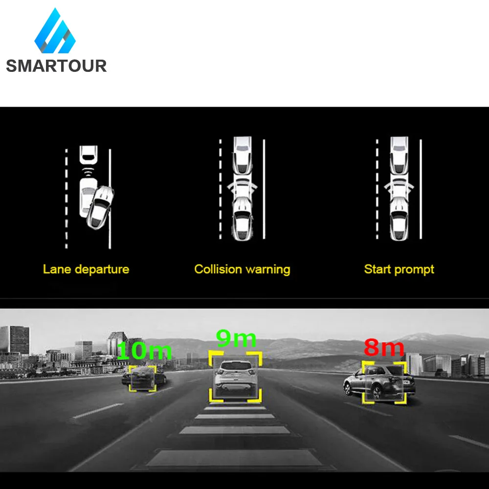 Smartour Автомобильный видеорегистратор с usb-разъемом для автомобиля HD 1280*720 P видеорегистраторы для системы Android OS Миниатюрный видеорегистратор с ADAS