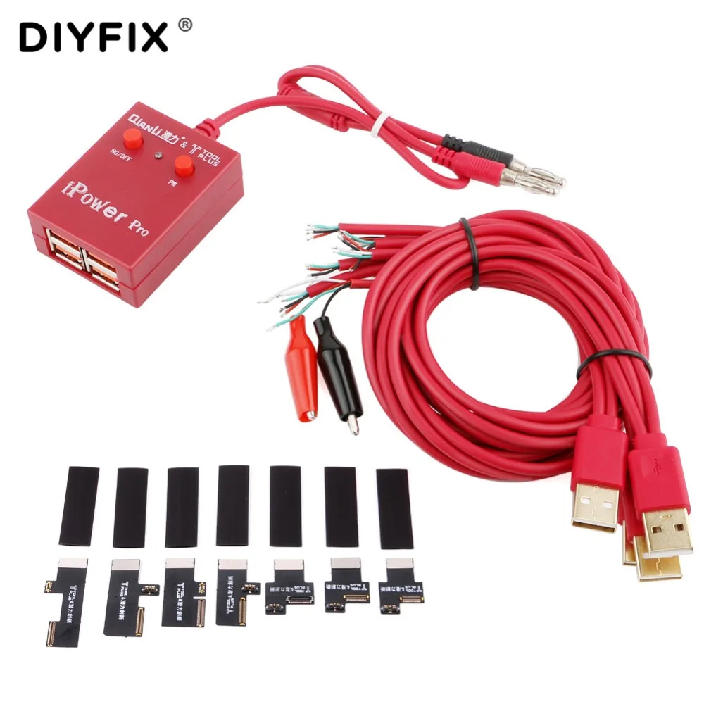 

DIYFIX Cellphone Power Supply Boot Line Test Cable for iPhone X/8/8Plus/7/7Plus/6s/6SPlus/6/6Plus Quick Start Current Protection