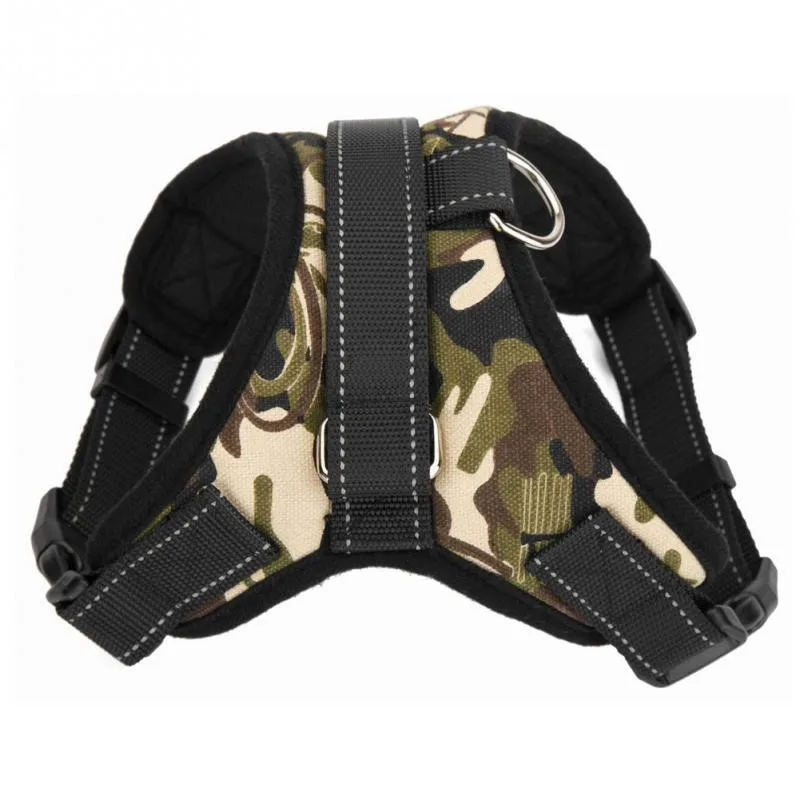 

Soft Medium Large Dog Harness Vest Yarn Breathable Mesh Pet dog Leash Adjustable Chest Harness Dogs Supplies