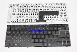 Английский Клавиатура для Pegatron B14Y B34FD DNS (0150931) MP-11P53SU-5281 с рамкой 0KN0-A01RU12 США черный